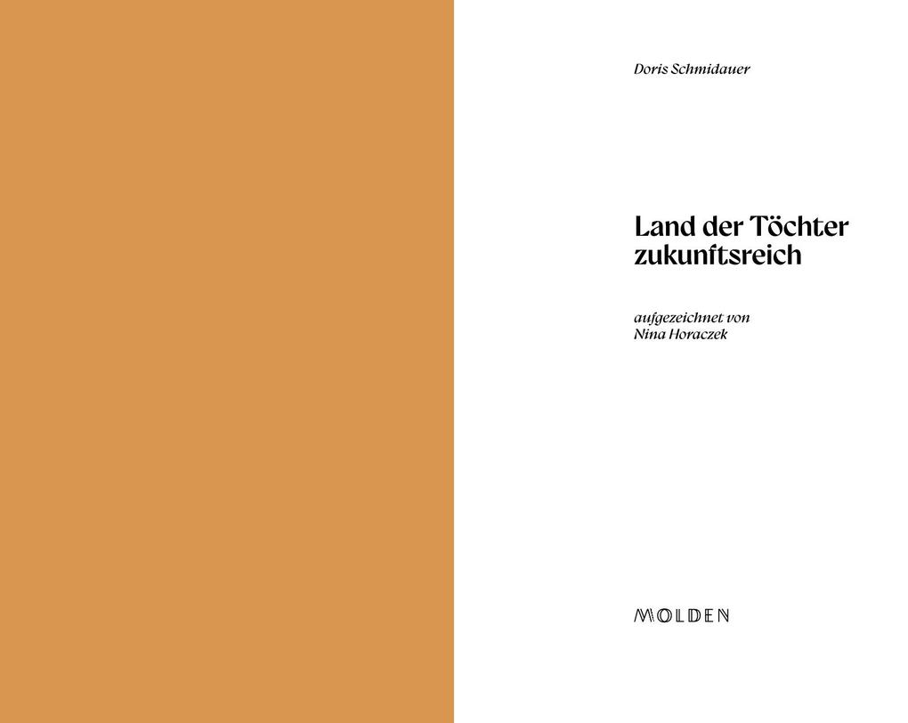 Weitere Ansicht: Land der Töchter zukunftsreich | Doris Schmidauer, Nina Horaczek