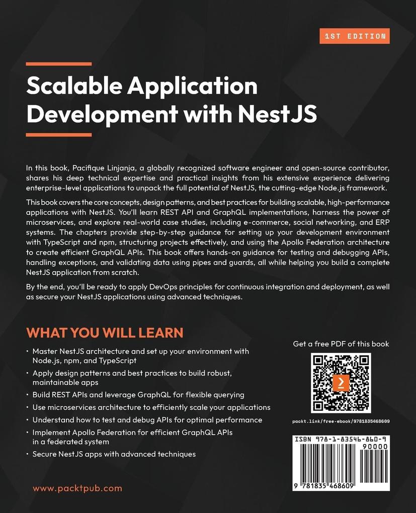 Weitere Ansicht: Scalable Application Development with NestJS | Pacifique Linjanja