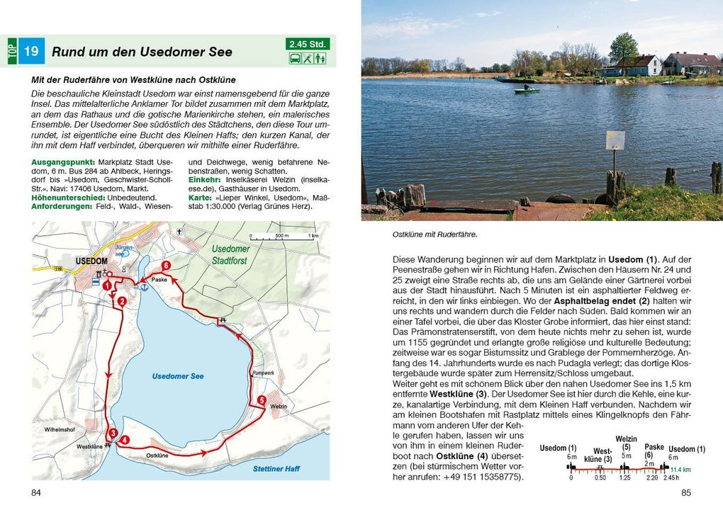Weitere Ansicht: ROTHER Wanderführer Usedom | Manfred Schmid-Myszka