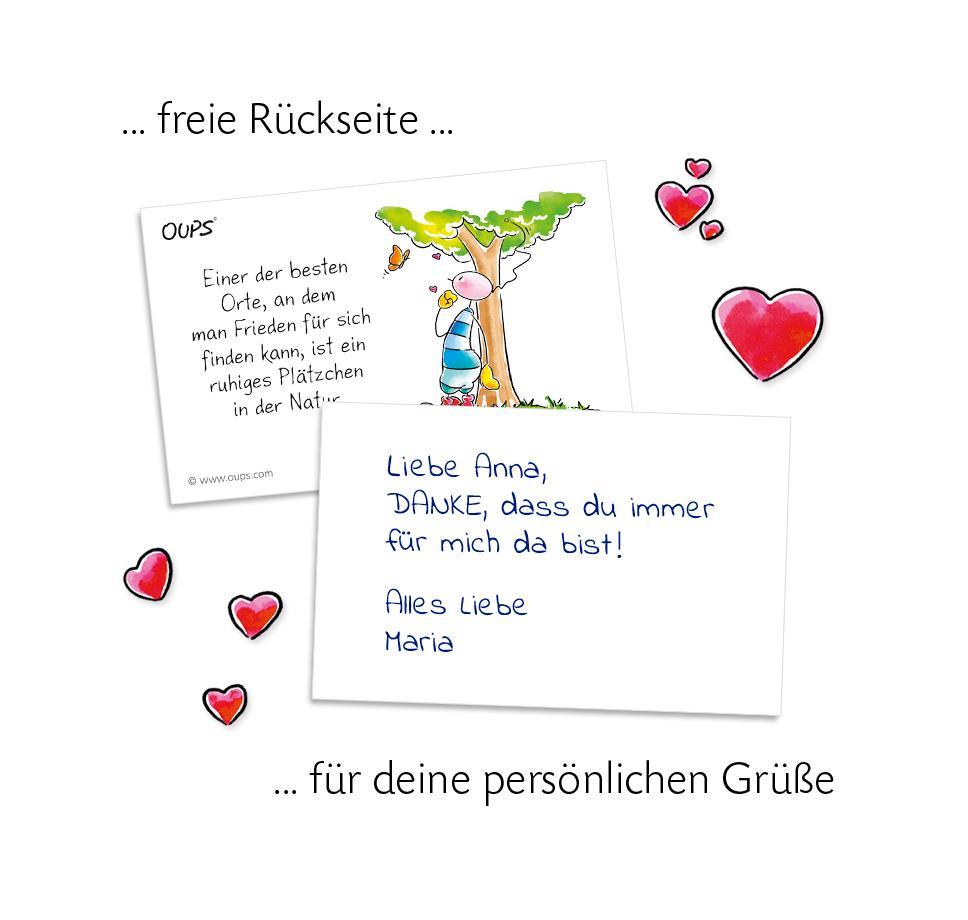 Weitere Ansicht: Oups Kärtchenbox - Friedens-Kärtchen | Kurt Hörtenhuber