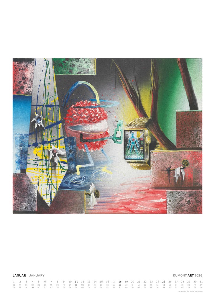 Weitere Ansicht: Art Kalender 2026 - Malerei heute - DUMONT Kunst-Kalender - Poster-Format 50 x 70 cm | DUMONT Kalenderverlag GmbH & Co. KG