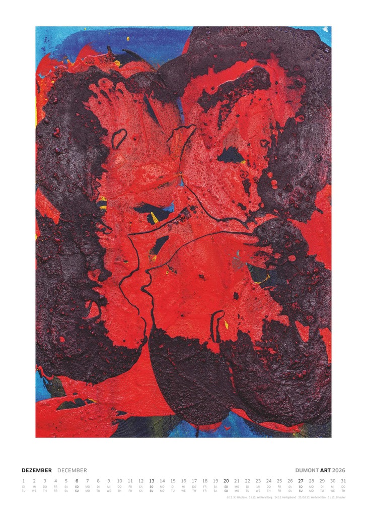 Weitere Ansicht: Art Kalender 2026 - Malerei heute - DUMONT Kunst-Kalender - Poster-Format 50 x 70 cm | DUMONT Kalenderverlag GmbH & Co. KG