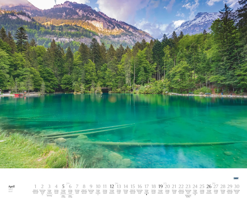 Weitere Ansicht: Hohe Berge - Stille Seen 2026 - Wandkalender 52 x 42,5 cm - Spiralbindung | DUMONT Kalenderverlag GmbH & Co. KG