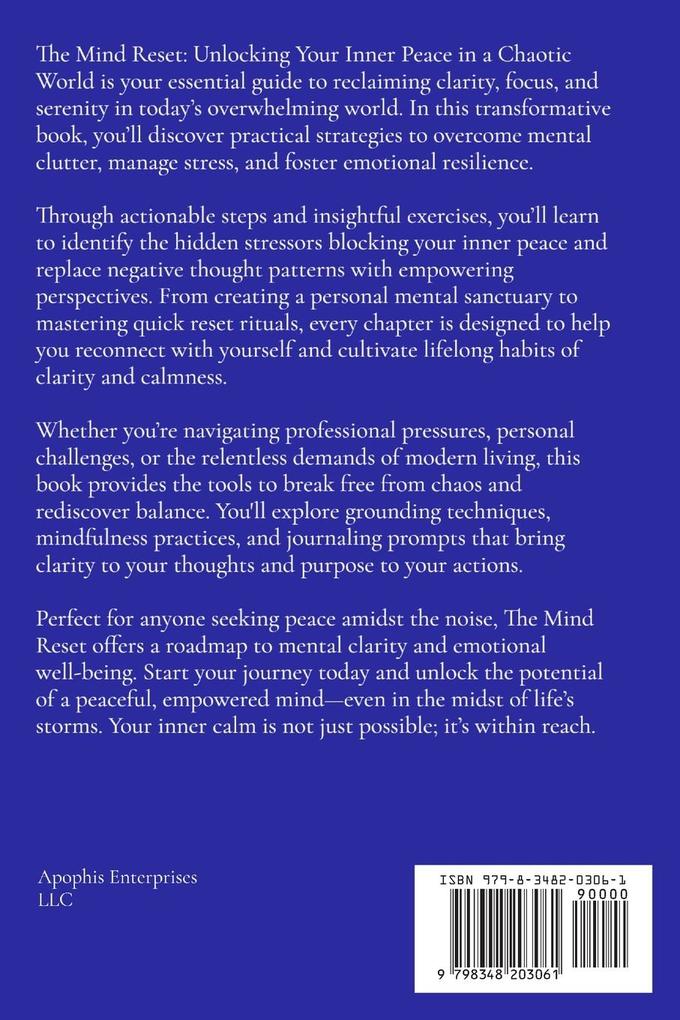 Weitere Ansicht: The Mind Reset | Matthew Petchinsky