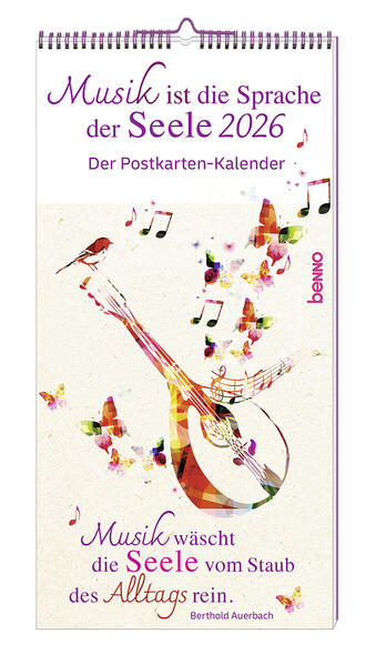 Produktbild: Musik ist die Sprache der Seele 2026