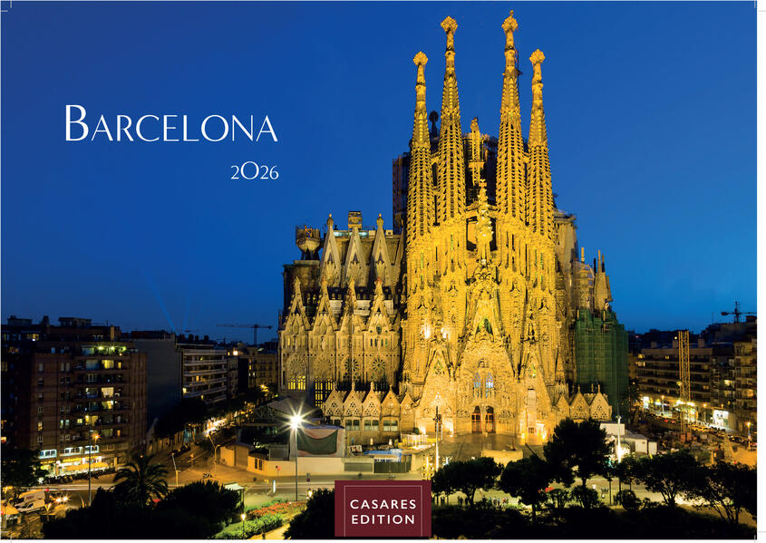 Produktbild: Barcelona Kalender 2026 - Wandkalender | Fotokalender Spanien 35x50cm - Foto. mit den schönsten Motiven, Sehenswürdigkeiten & Inspirationen" | H. W. Schawe