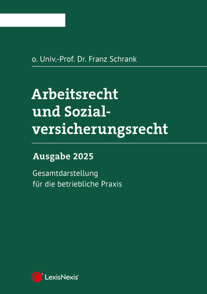 Produktbild: Arbeitsrecht und Sozialversicherungsrecht 2025 | Franz Schrank