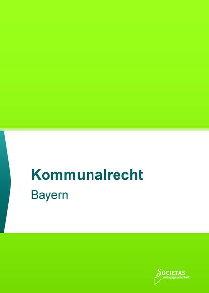 Produktbild: Kommunalrecht Bayern