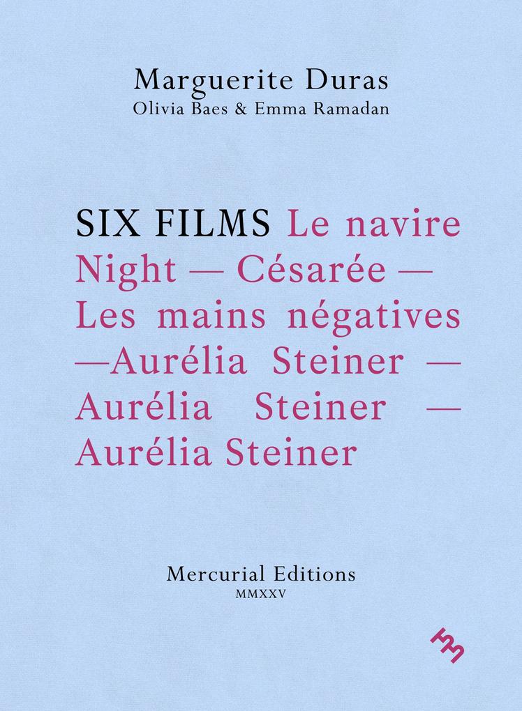Produktbild: Six Films | Marguerite Duras