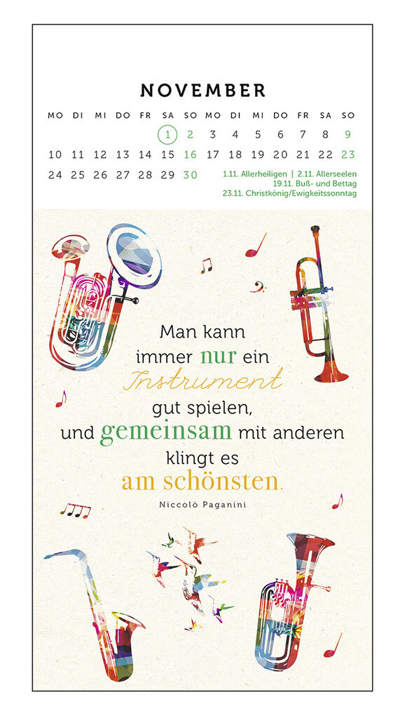 Weitere Ansicht: Musik ist die Sprache der Seele 2026