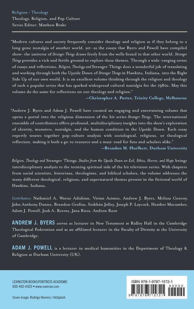 Weitere Ansicht: Religion, Theology, and Stranger Things
