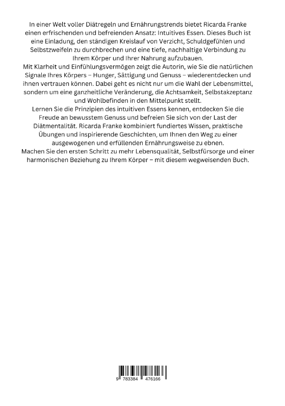 Weitere Ansicht: Intuitives Essen: Der Weg zu Balance und Wohlbefinden | Ricarda Franke