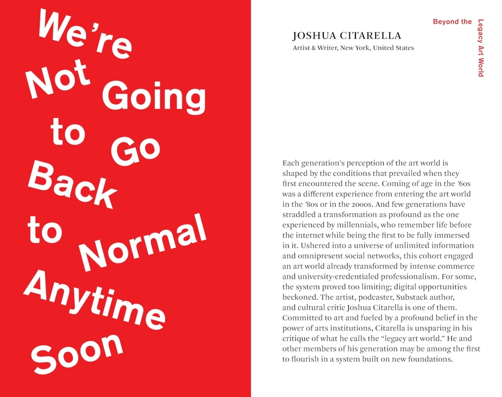 Weitere Ansicht: András Szántó. The Future of the Art World. 38 Dialogues