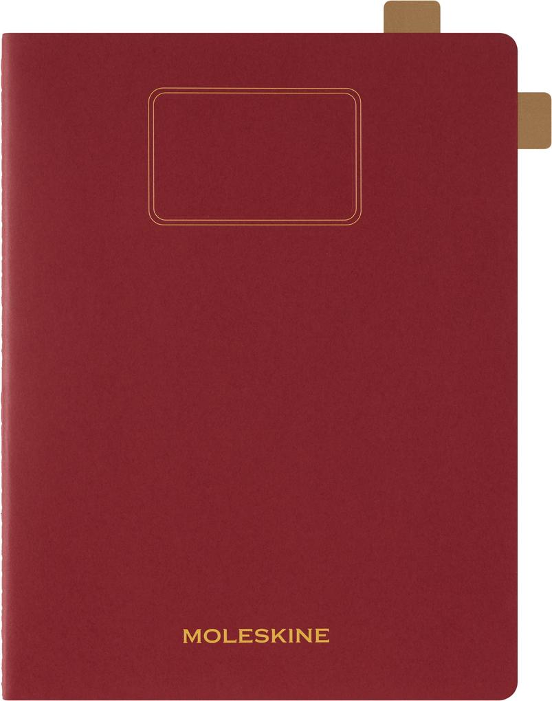 Weitere Ansicht: Moleskine Student Cahier, XXL, blanko, Kartoneinband, Rot