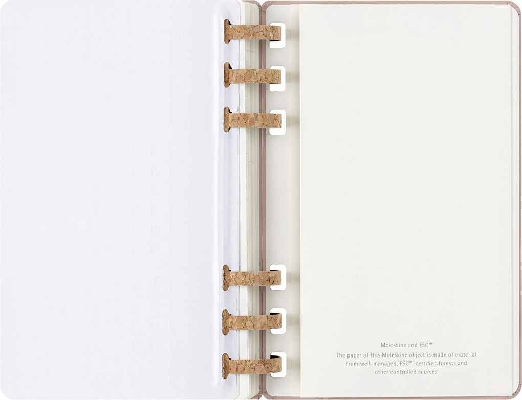 Weitere Ansicht: Moleskine 12 Monate Planer mit Spiralbindung, L/A5, Fester Einband, Mandelbraun