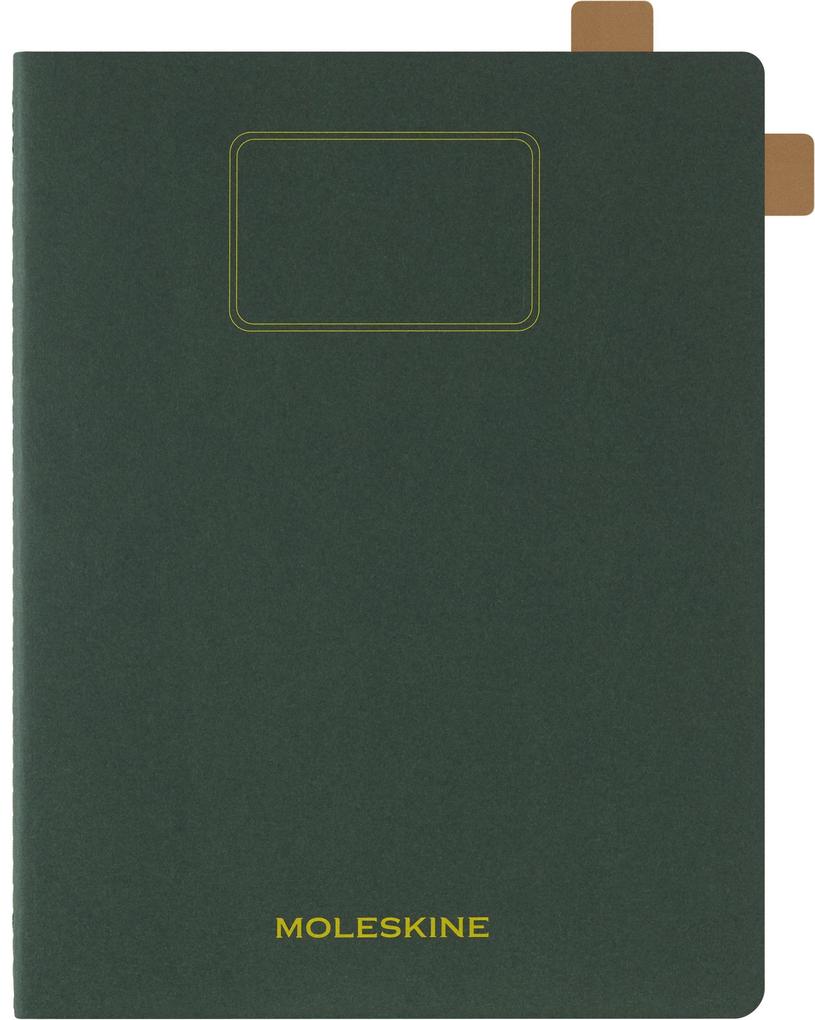 Weitere Ansicht: Moleskine Student Cahier, XXL, blanko, Kartoneinband, Myrtengrün