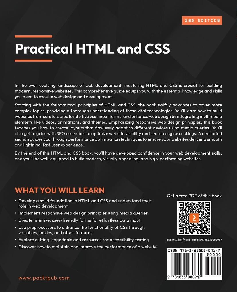 Weitere Ansicht: Practical HTML and CSS - Second Edition | Brett Jephson, Lewis Coulson, Ana Carolina Silveira