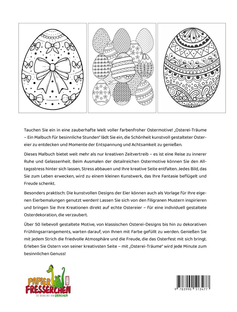 Weitere Ansicht: Osterei-Träume - Ein Malbuch für besinnliche Stunden | Nanja Holland