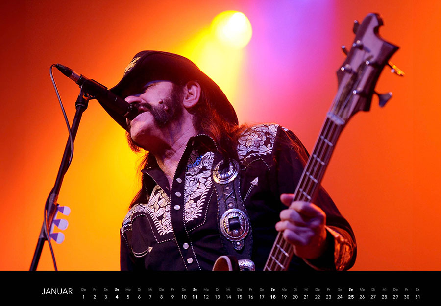 Weitere Ansicht: Motörhead Kalender 2026 | Pep Bonet