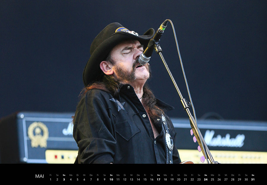 Weitere Ansicht: Motörhead Kalender 2026 | Pep Bonet