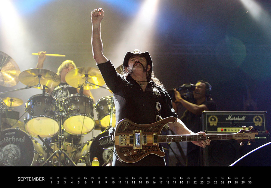 Weitere Ansicht: Motörhead Kalender 2026 | Pep Bonet