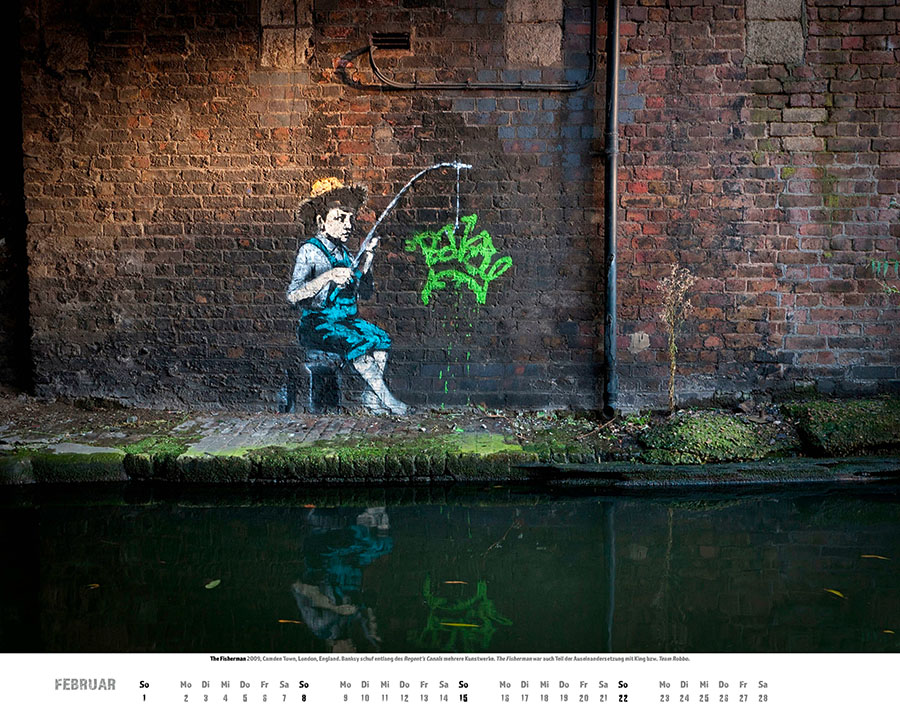 Weitere Ansicht: Banksy Kalender 2026 Premium XXL-Posterkalender
