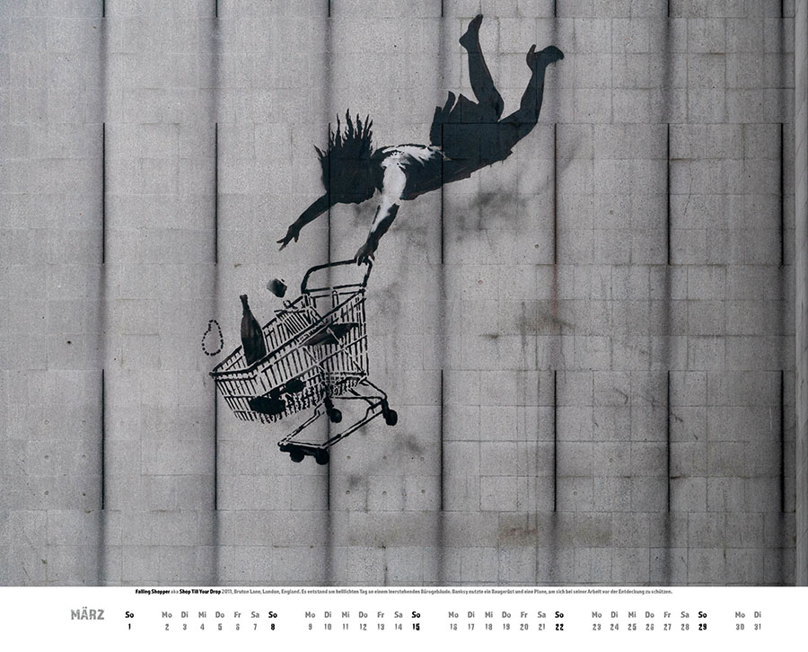 Weitere Ansicht: Banksy Kalender 2026 Premium XXL-Posterkalender