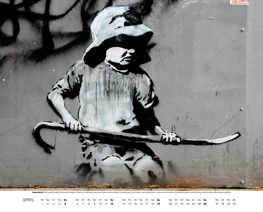Weitere Ansicht: Banksy Kalender 2026 Premium XXL-Posterkalender
