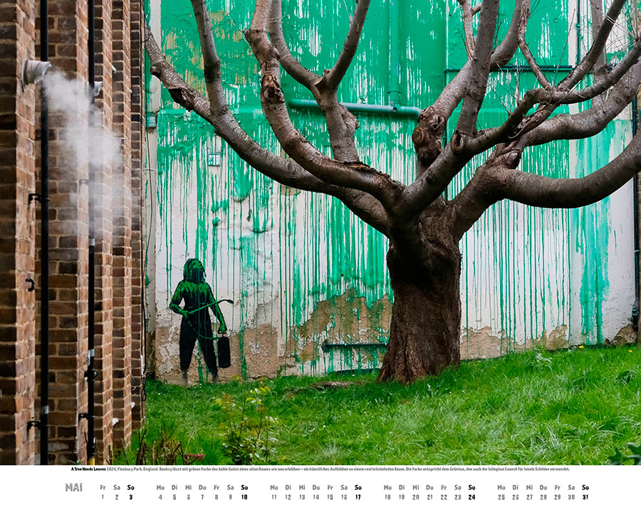 Weitere Ansicht: Banksy Kalender 2026 Premium XXL-Posterkalender