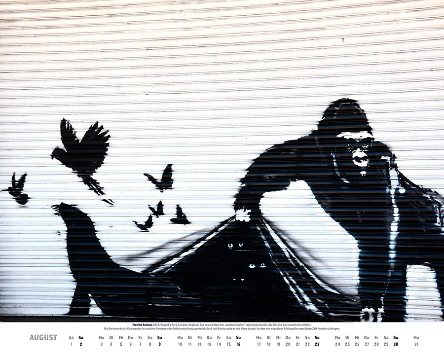 Weitere Ansicht: Banksy Kalender 2026 Premium XXL-Posterkalender
