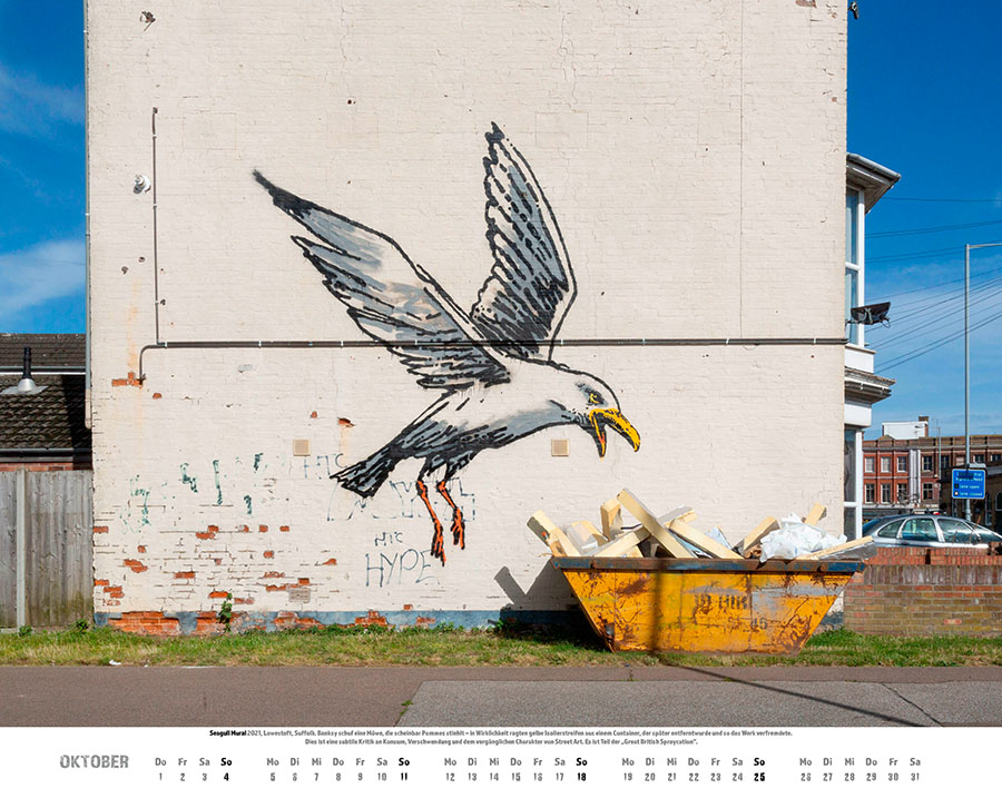 Weitere Ansicht: Banksy Kalender 2026 Premium XXL-Posterkalender