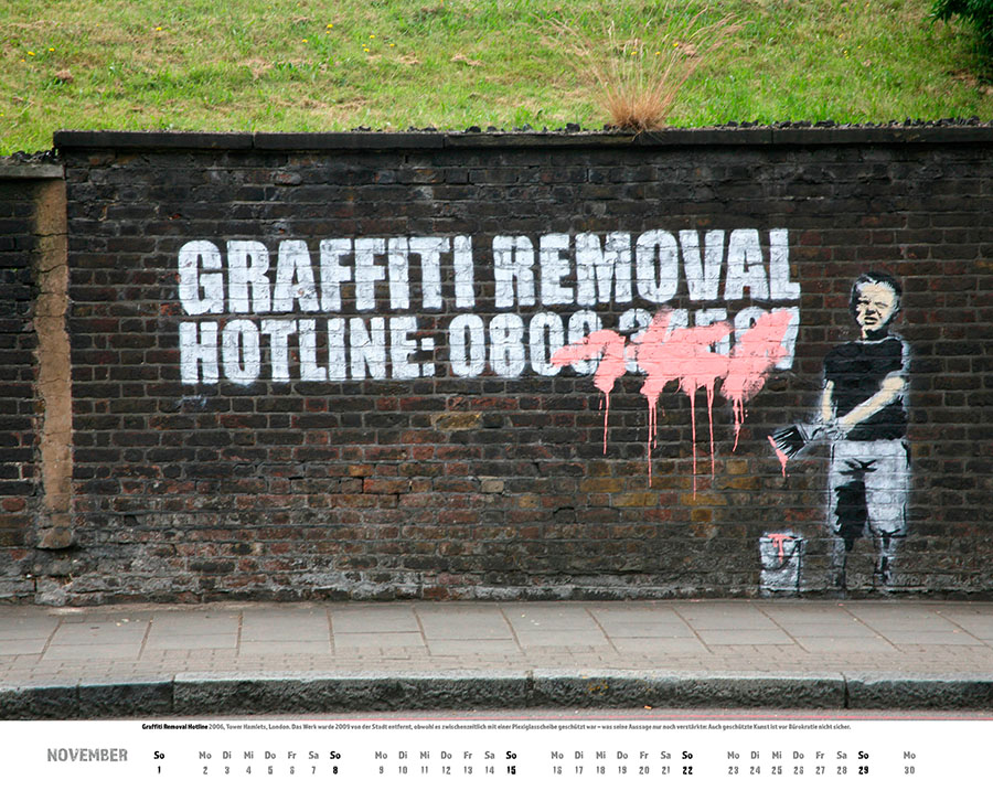 Weitere Ansicht: Banksy Kalender 2026 Premium XXL-Posterkalender