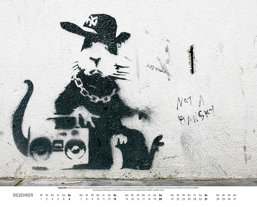 Weitere Ansicht: Banksy Kalender 2026 Premium XXL-Posterkalender