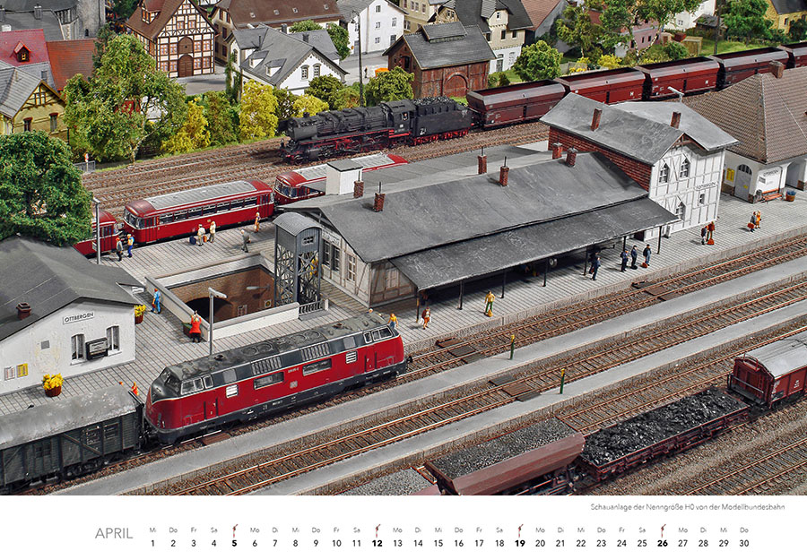 Weitere Ansicht: Traumanlagen von Modellbahnprofis Kalender 2026