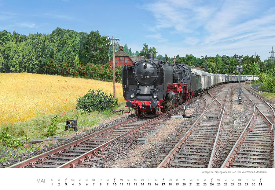Weitere Ansicht: Traumanlagen von Modellbahnprofis Kalender 2026