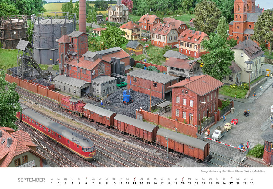 Weitere Ansicht: Traumanlagen von Modellbahnprofis Kalender 2026
