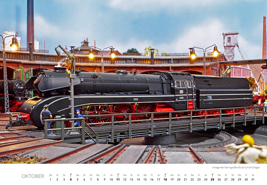 Weitere Ansicht: Traumanlagen von Modellbahnprofis Kalender 2026