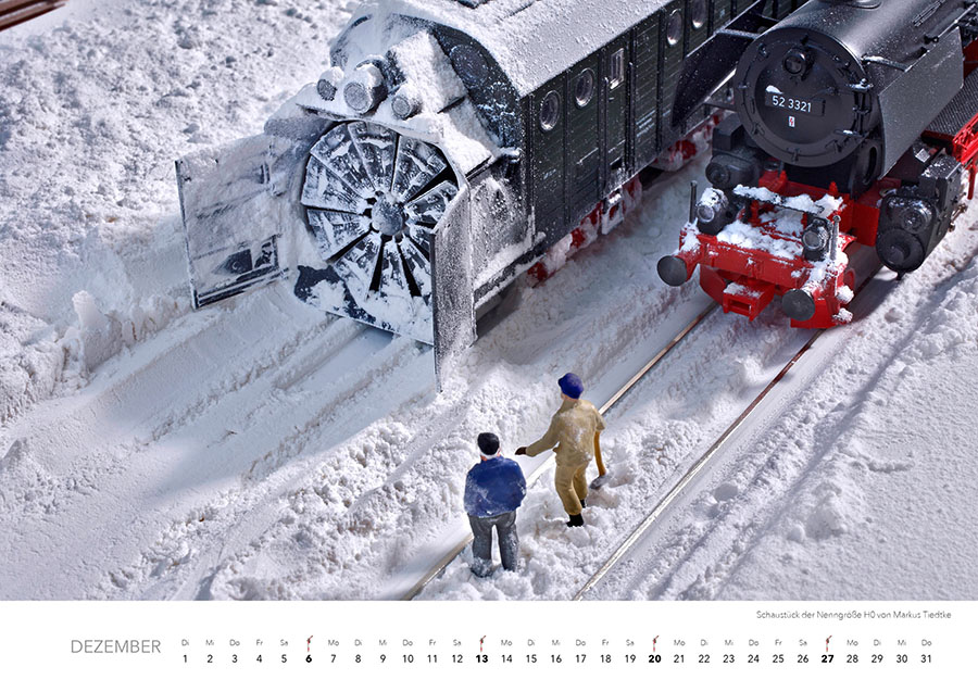 Weitere Ansicht: Traumanlagen von Modellbahnprofis Kalender 2026