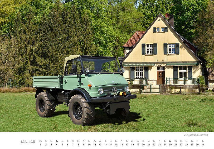 Weitere Ansicht: Unimog Klassiker Kalender 2026 | Jörg Hajt