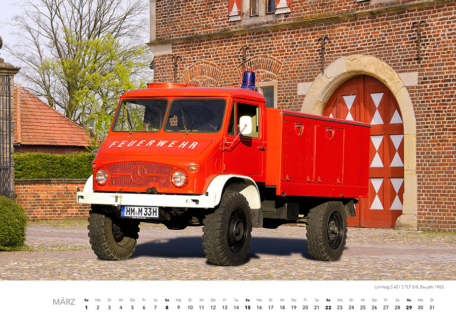 Weitere Ansicht: Unimog Klassiker Kalender 2026 | Jörg Hajt