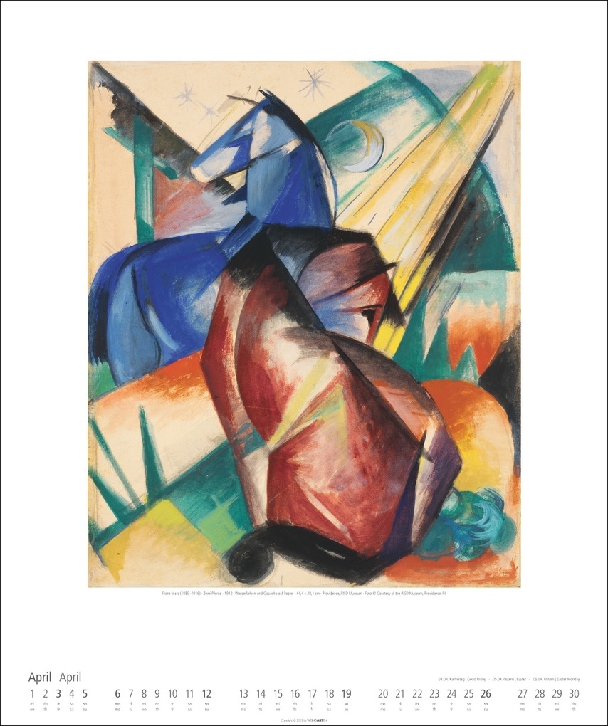 Weitere Ansicht: Der Blaue Reiter Kalender 2026