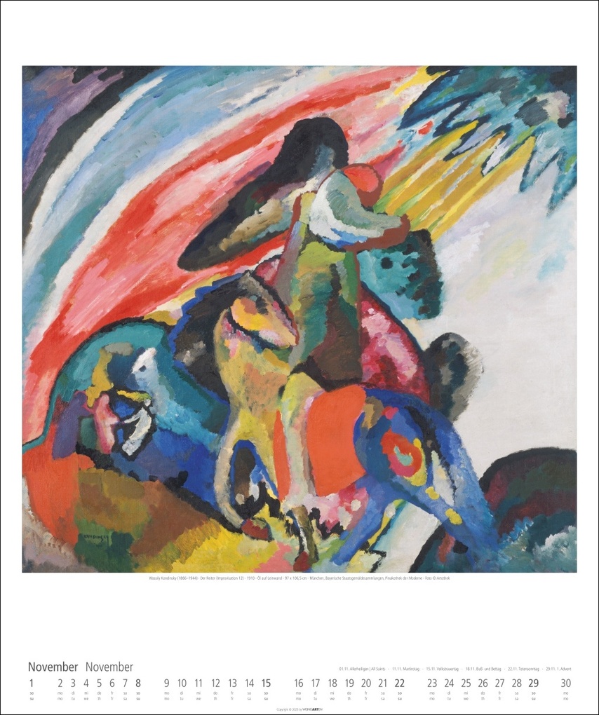 Weitere Ansicht: Der Blaue Reiter Kalender 2026