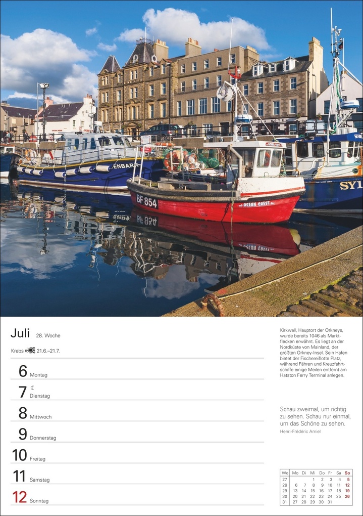 Weitere Ansicht: Schottland Wochenplaner 2026 - Eine Reise in 53 Bildern | Ulrike Issel