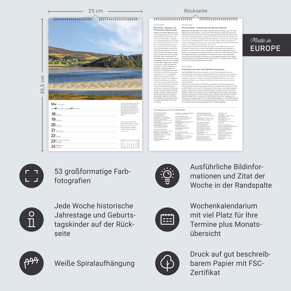 Weitere Ansicht: Schottland Wochenplaner 2026 - Eine Reise in 53 Bildern | Ulrike Issel