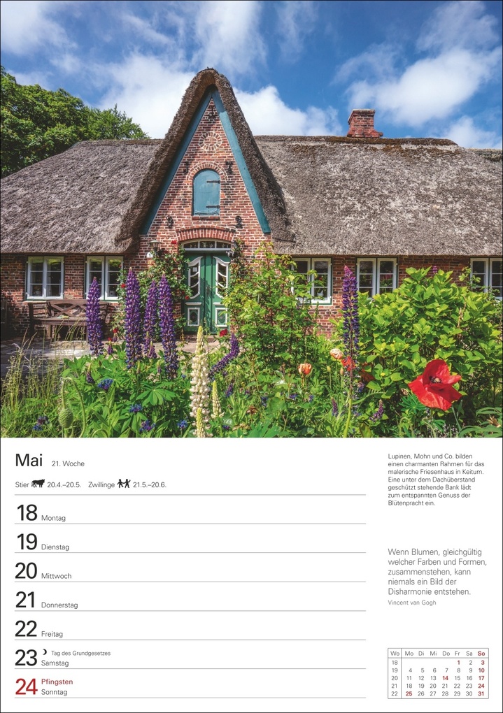 Weitere Ansicht: Sylt Wochenplaner 2026 - Eine Reise in 53 Bildern | Ulrike Issel