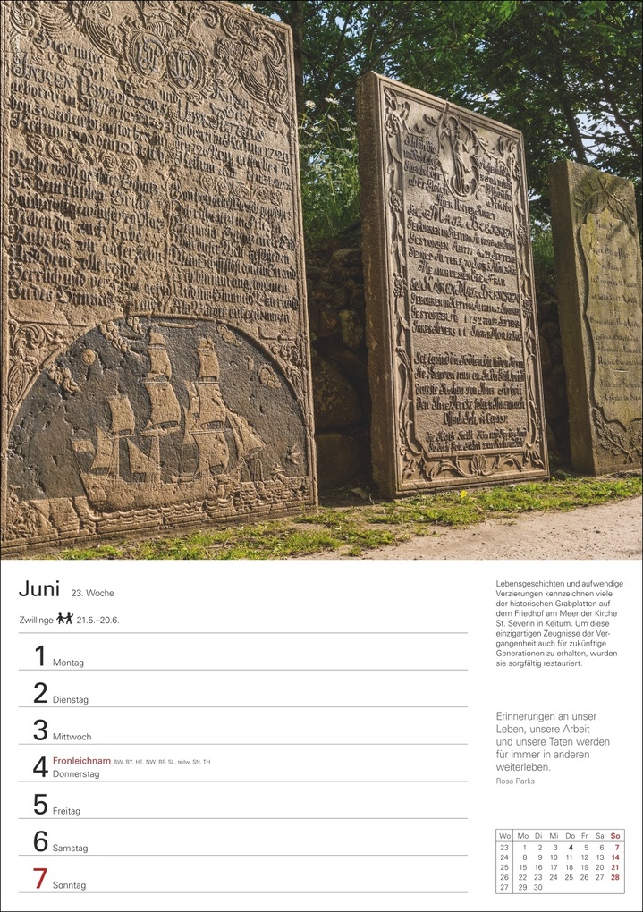 Weitere Ansicht: Sylt Wochenplaner 2026 - Eine Reise in 53 Bildern | Ulrike Issel