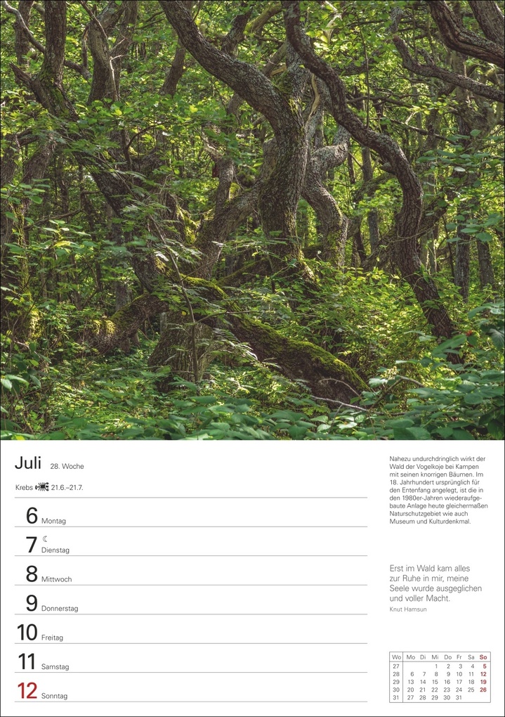 Weitere Ansicht: Sylt Wochenplaner 2026 - Eine Reise in 53 Bildern | Ulrike Issel