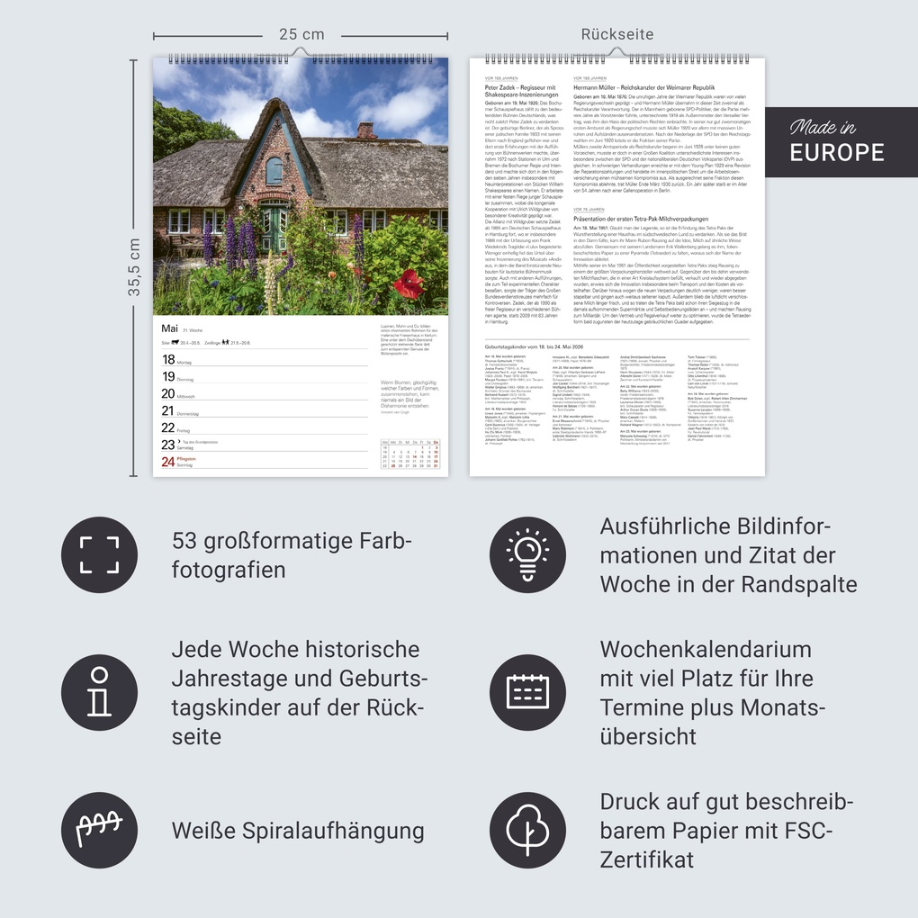 Weitere Ansicht: Sylt Wochenplaner 2026 - Eine Reise in 53 Bildern | Ulrike Issel