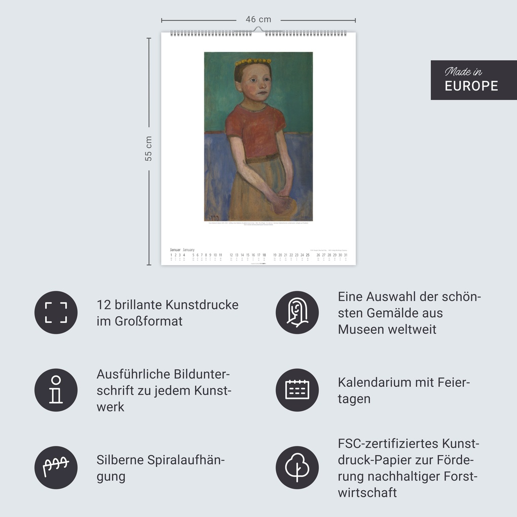 Weitere Ansicht: Paula Modersohn-Becker Kalender 2026