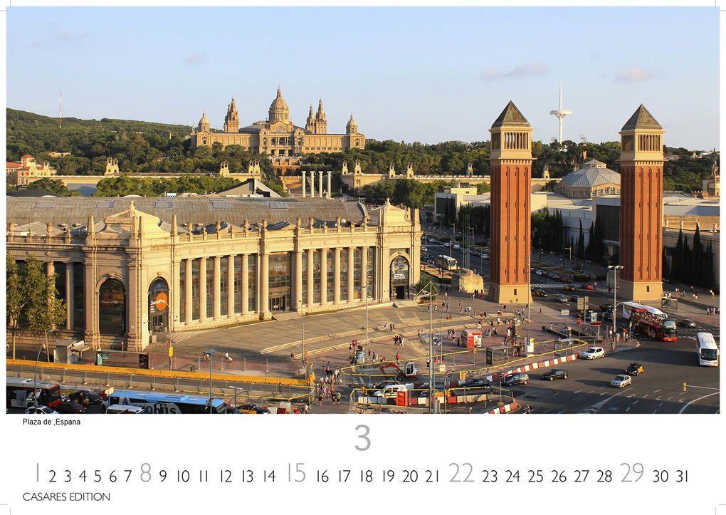 Weitere Ansicht: Barcelona Kalender 2026 - Wandkalender | Fotokalender Spanien 35x50cm - Foto. mit den schönsten Motiven, Sehenswürdigkeiten & Inspirationen" | H. W. Schawe